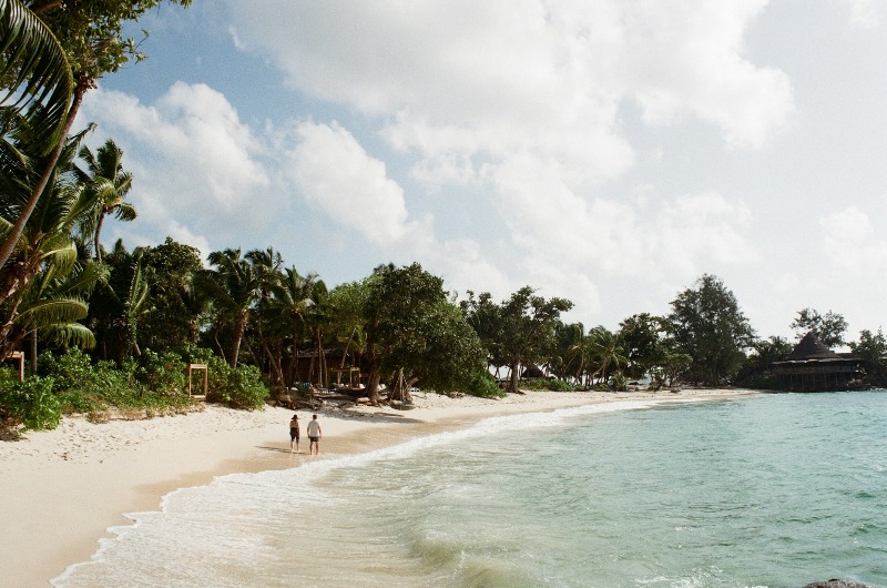 Strand op de Seychellen