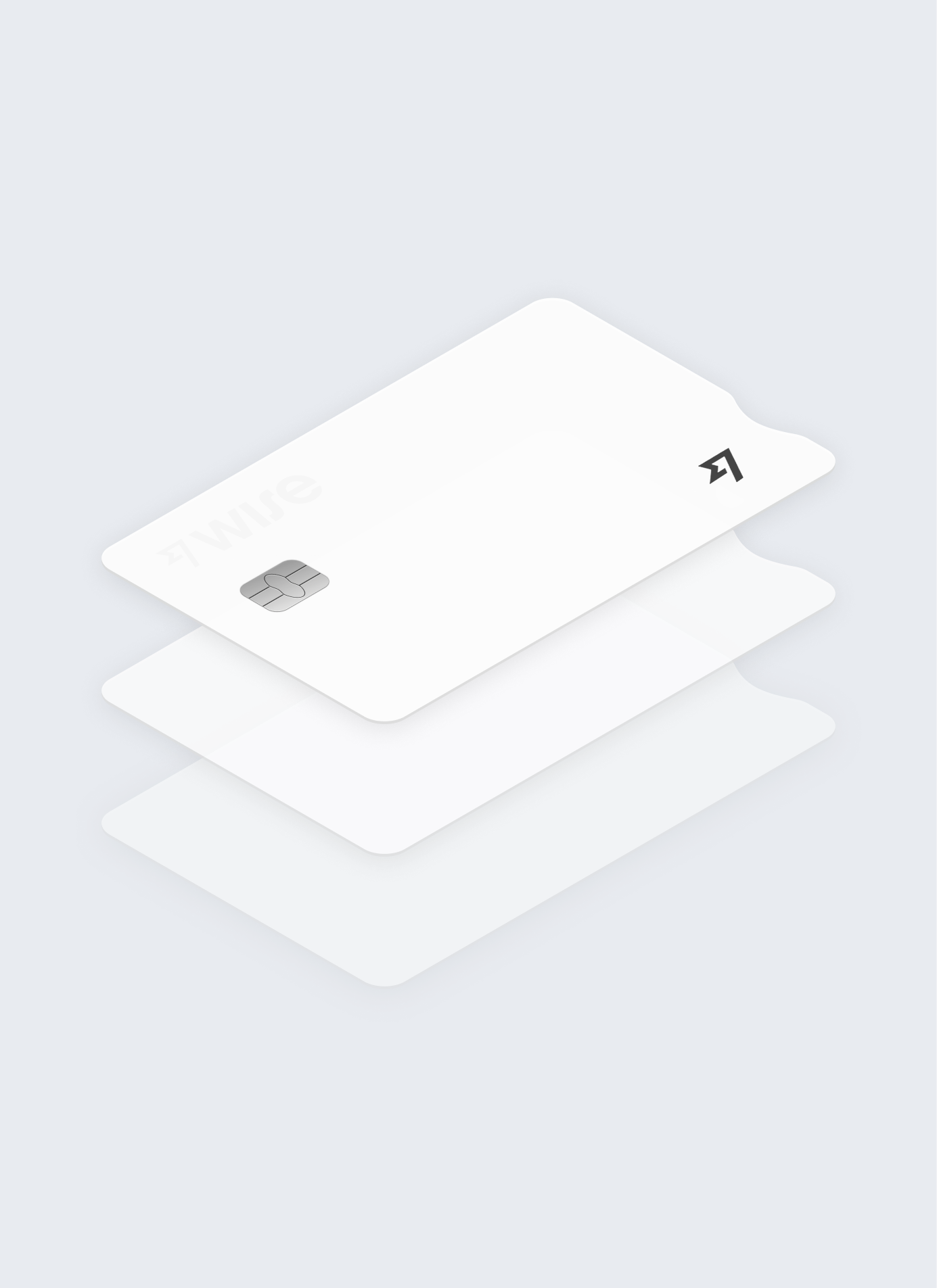 An all white Wise eco card