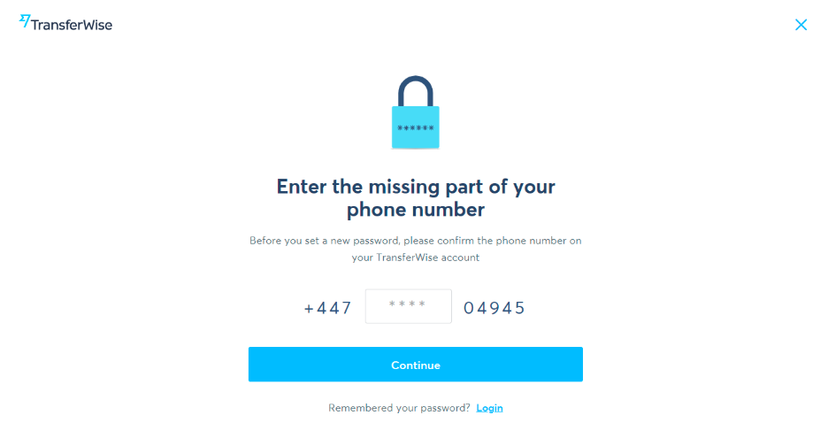 password